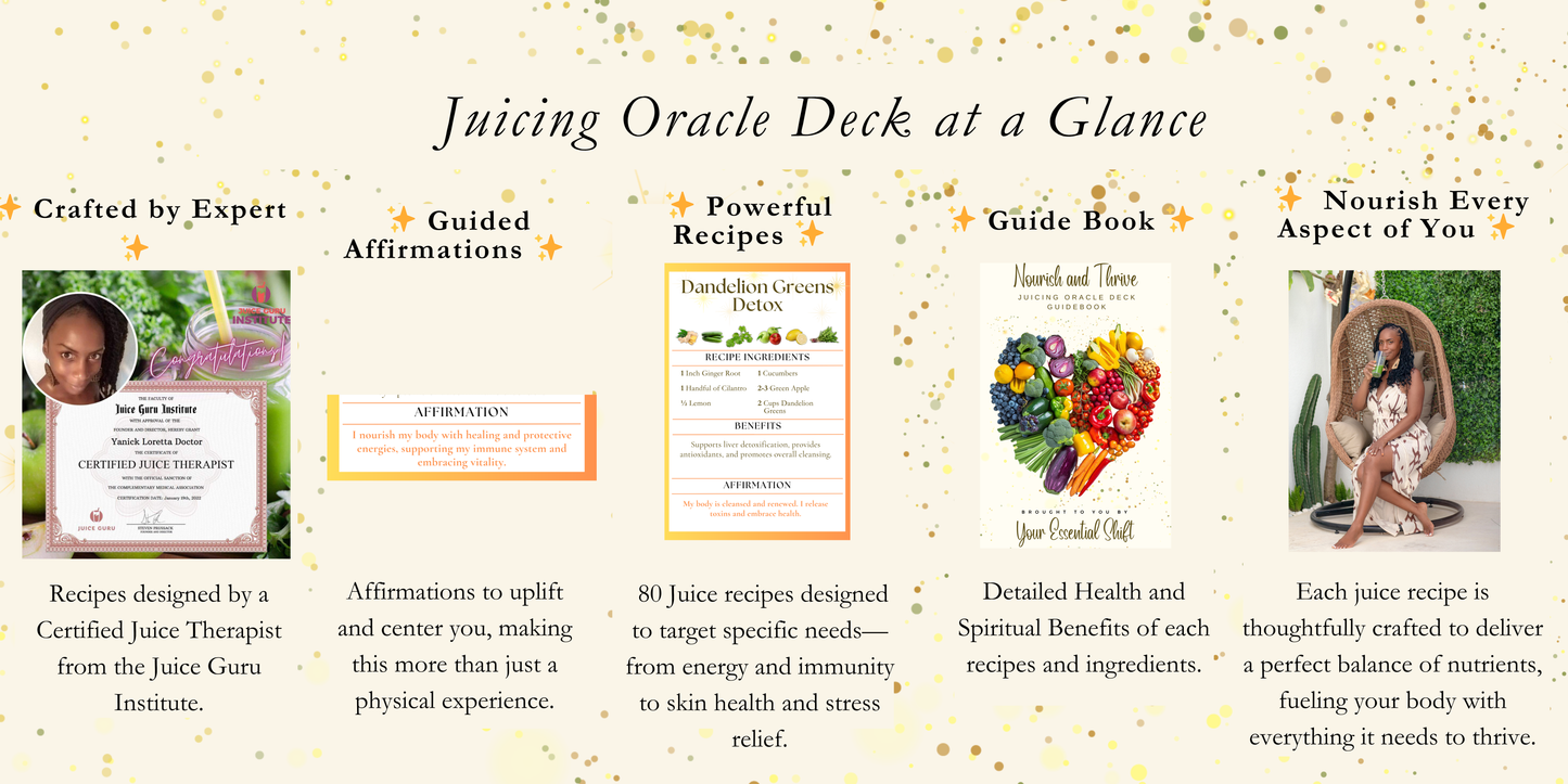 Nourish and Thrive Juicing Oracle Deck Bundle (One-Time Offer)